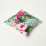 Luxury Outdoor Cushions 2 Set, Waterproof, Soft-touch, Summer Flower, For Garden And Indoors