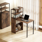 HOMCOM Foldable Computer Desk, Home Office Desk For Small Spaces