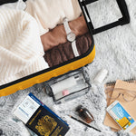 55x40x20cm Lightweight Luggage Hard Shell Cabin Suitcase 60+ Airlines Approved - Carry On Case - 4 Wheels | 55 x 40 x 20cm | Yellow