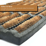 Natural Coconut Coir Scraper Doormat | 40 x 60cm | Brown