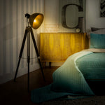 Stand Floor Lamp Tripod Light Livingroom Studio Dome Shade
