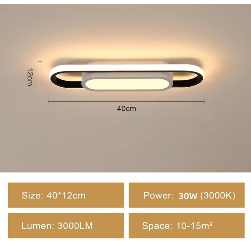 Bath Plus TB+ 30w Led Oval Ceiling Light