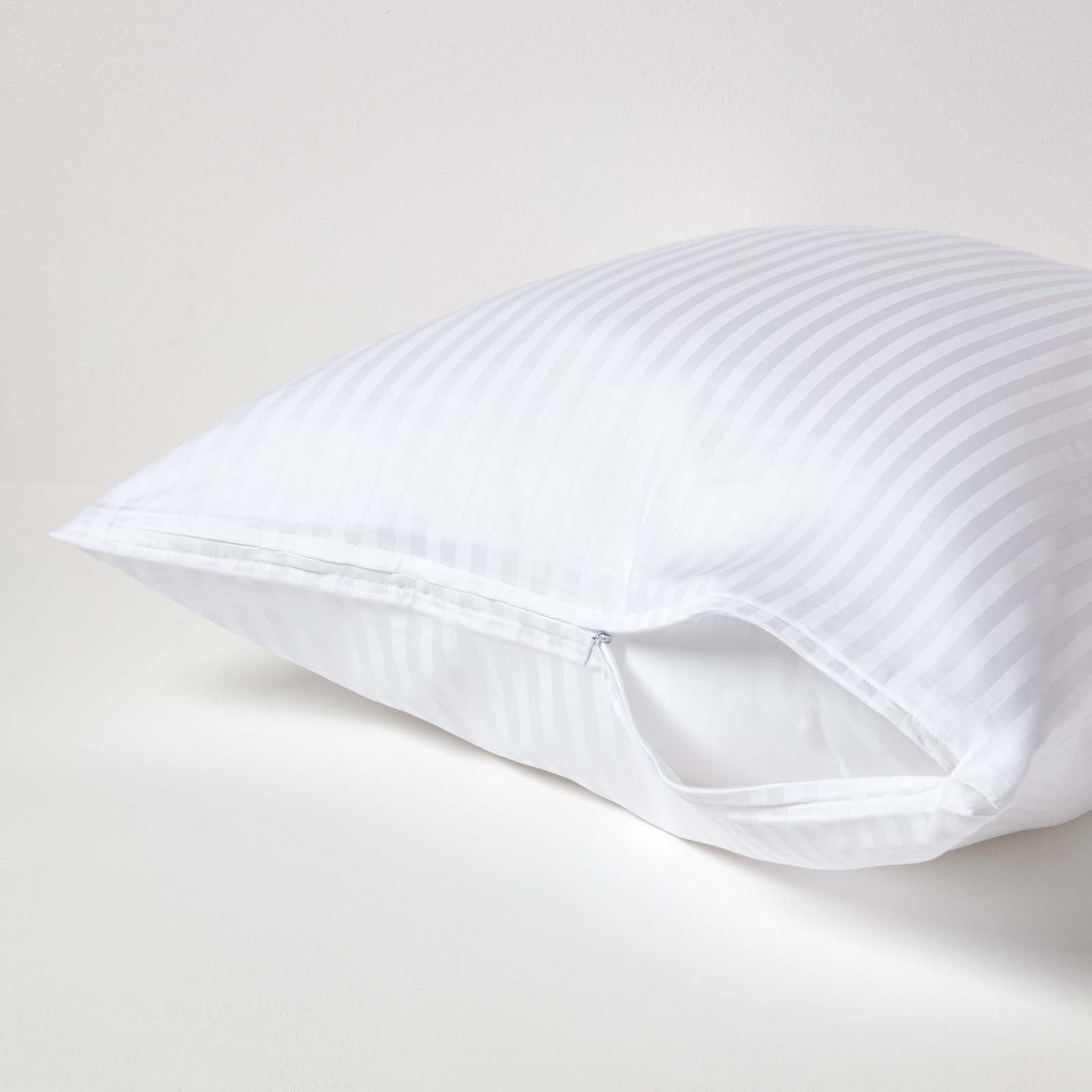 European Size Egyptian Cotton Pillowcase 330 Tc | 60cm x 60cm | White