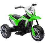 Honda Crf450rl Licensed 6v Kids Electric Motorbike W/ Horn | Green