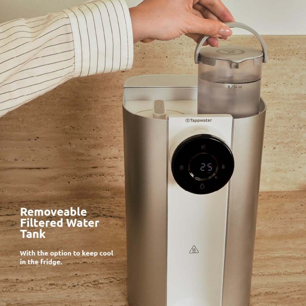 Tappwater Countertop Reverse Osmosis Water Filter, Instant Cool & Hot Water Dispenser