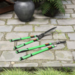 2 Pcs Garden Shears Set With Telescopic Extendable Handles