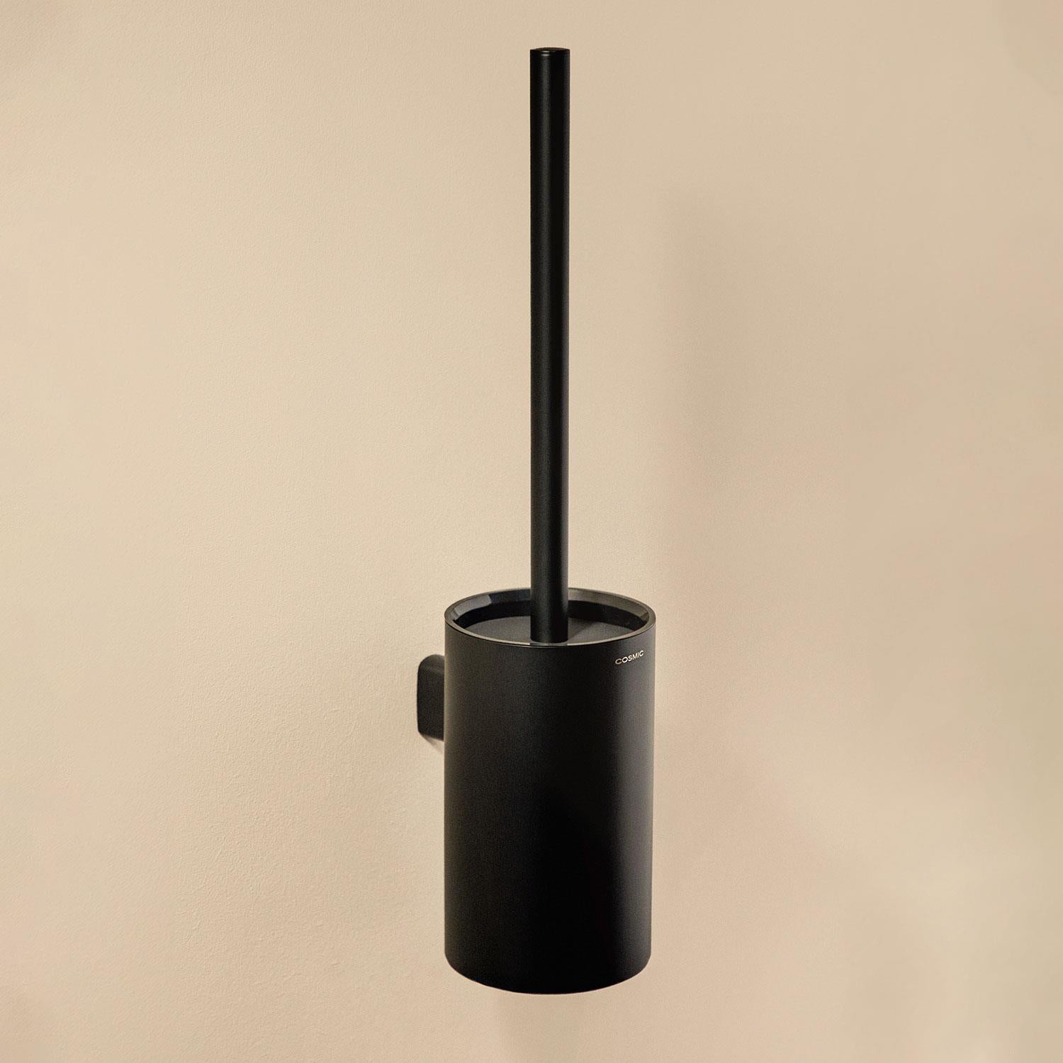 Toilet Brush, Wall-mounted, Matt Black, Architect S+ Collection
