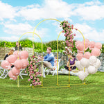 Wedding Arch Frame Set, 2.2, 2, 1.8 M Arch Backdrop Stand