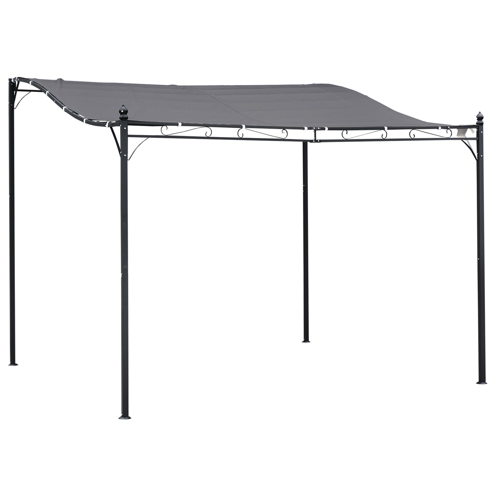 Gazebo Backyard Pool Garden Pergola Canopy Sun Shade Top | Medium