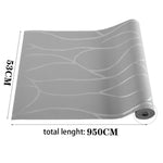 Silver Grey Non-woven Embossed Geometric Wallpaper
