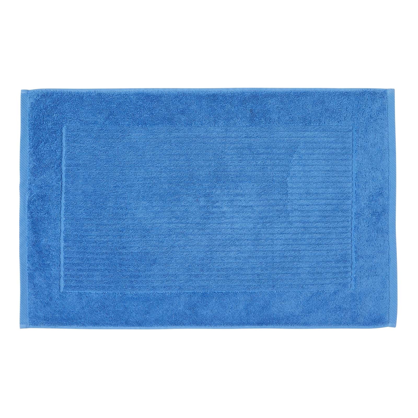 Imperial Plain Turkish Cotton Bath Mat | 50 x 80cm | Cobalt Blue