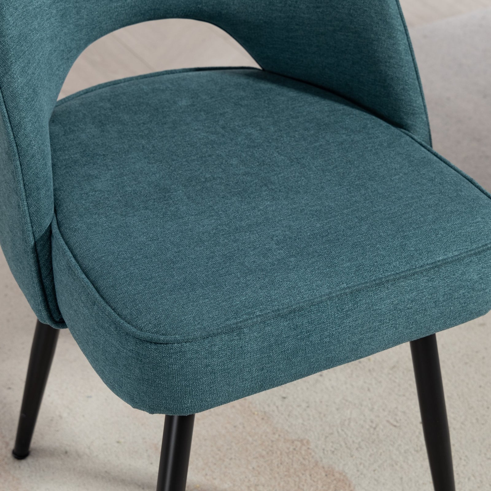 Ashley Fabric Dining Chairs - Set Of 2 | Teal
