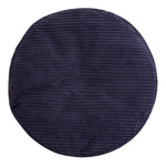 Frankie Cord Bean Bag Pouffe | Navy Blue