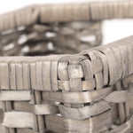 Wicker Wooden Framed Split Willow Storage Basket | Large | Brown