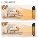 Ceramic Space Heater Tower Heater With Oscillation | One Size | White