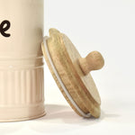 Set Of 3 Cream Tea, Coffee, Sugar Canisters
