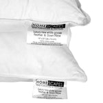 Goose Feather And Down Pillow Pair