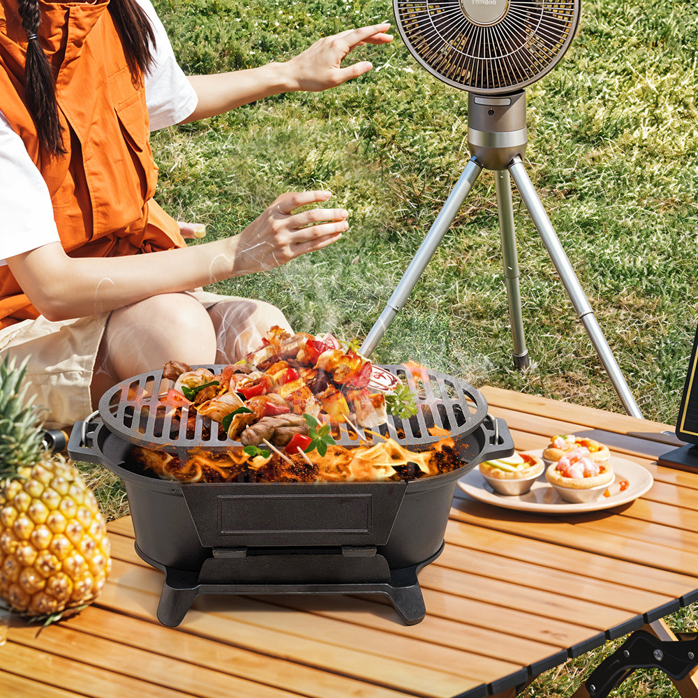 Cast Iron Grill With Handle