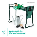 Garden Bench & Kneeler With Tool Bag