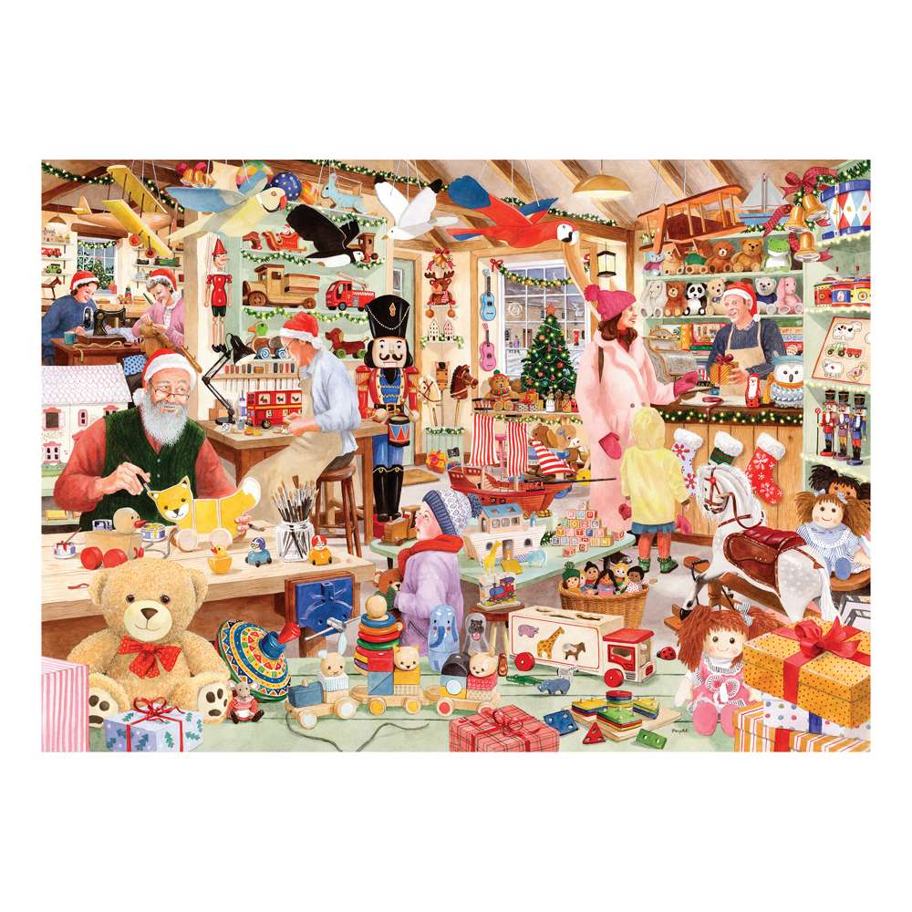 The House of Puzzles No. 22 - Toymaker's Workshop 1000 Piece Jigsaw Puzzle