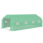 Walk-in Polytunnel Greenhouse 6x3x2m