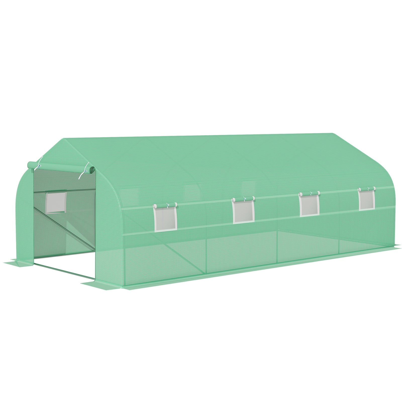 Walk-in Polytunnel Greenhouse 6x3x2m