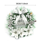 Elegant Christmas Wreath With Mixed Decorations