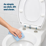 Livivo Soft Close Toilet Seat - Oval White With Quick Release Button For Easy Cleaning