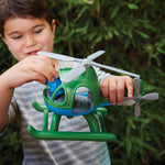 Blue Helicopter, Made From 100% Recycled Plastic