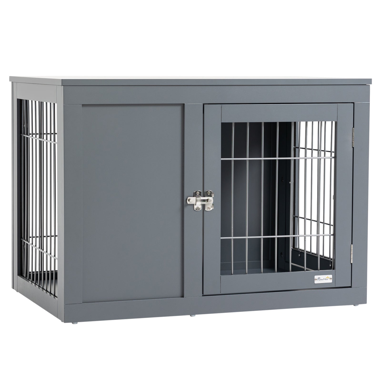 Furniture-style Dog Crate End Table W/ Two Doors