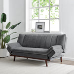 Scandinavian Click Clack Sofa Bed - Double | Grey