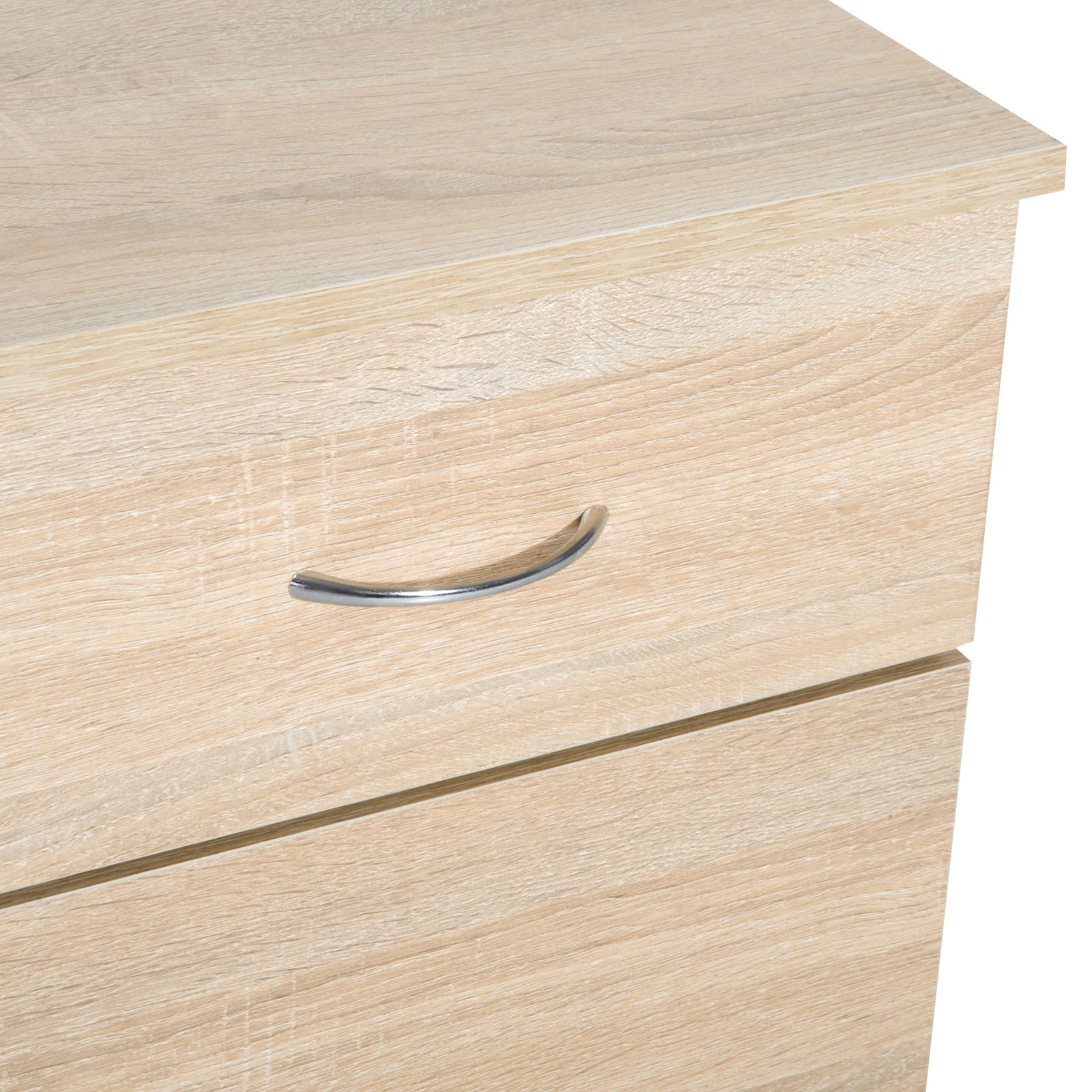 Pedestal Office Mobile Filing Cabinet 2 Drawer | One Size | Brown