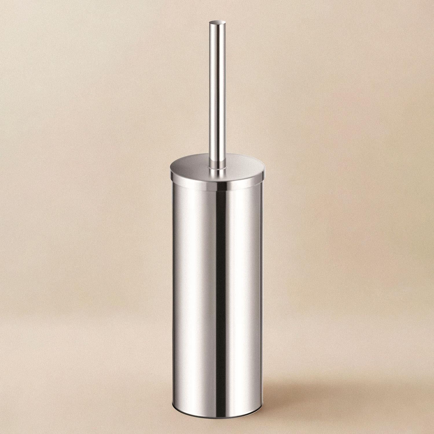Toilet Brush, Free-standing, Glossy Stainless Steel, Logic Collection