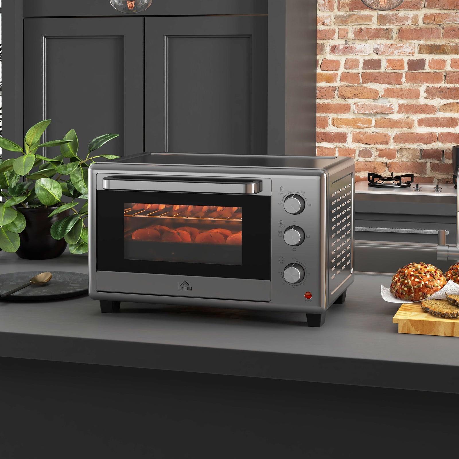 30l Mini Oven With Adjustable Temperature 60 Min Time