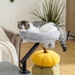 Cat Bed For Desk, 360° Rotatable Adjustable Cat Nest Hammock