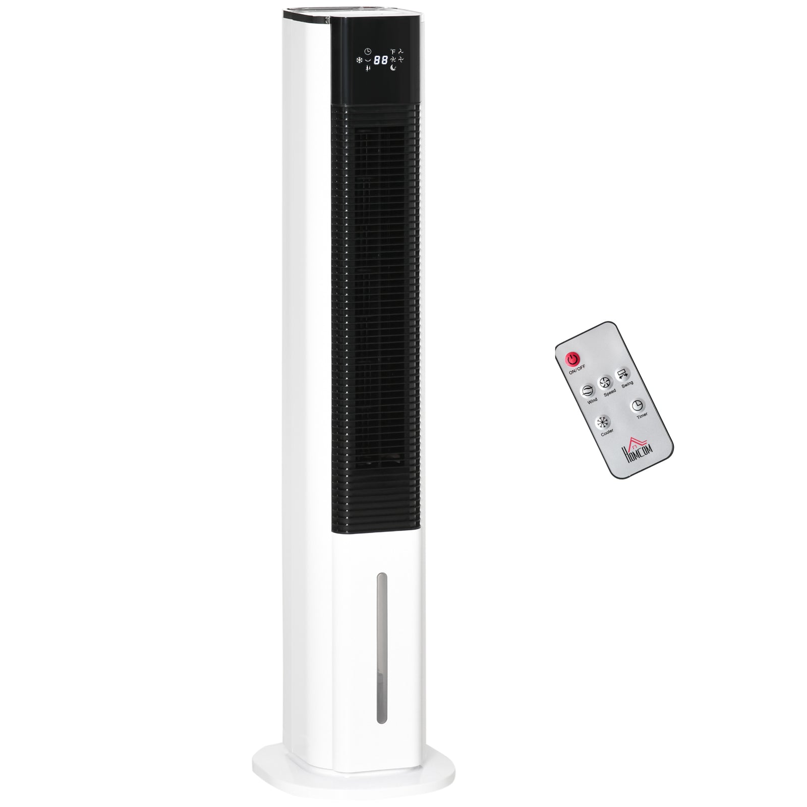 Quiet Air Cooler, Humidifier Evaporative Ice Cooling Fan | One Size | White