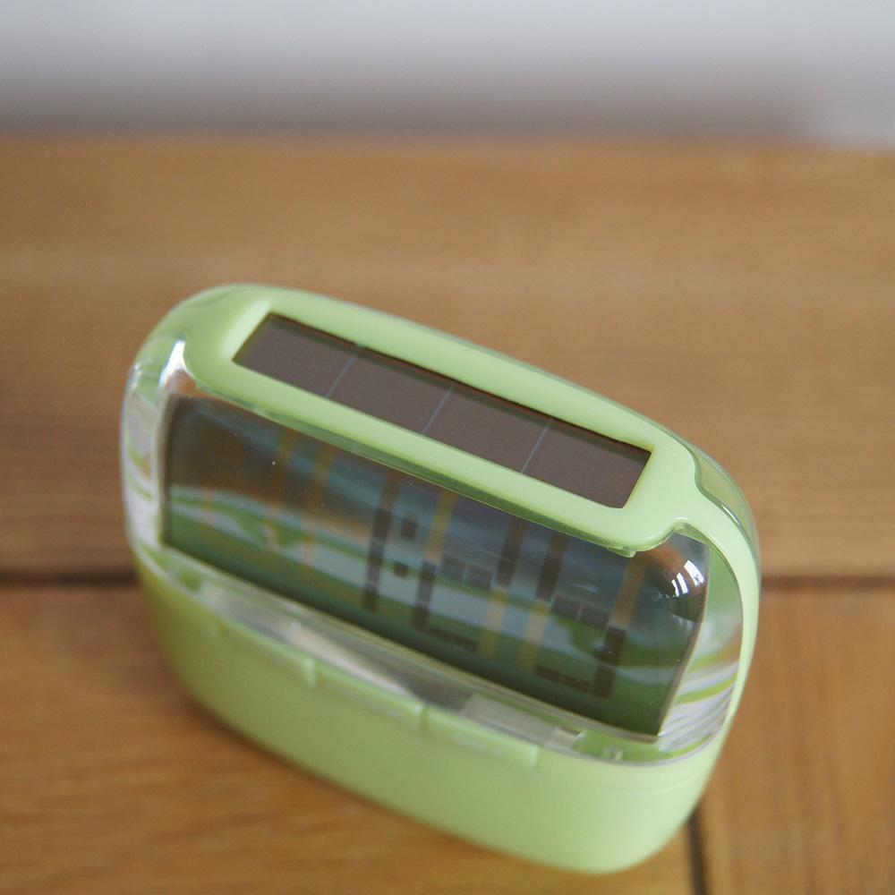Solar Clock, Battery Backup, Alarm And Hourly Chime