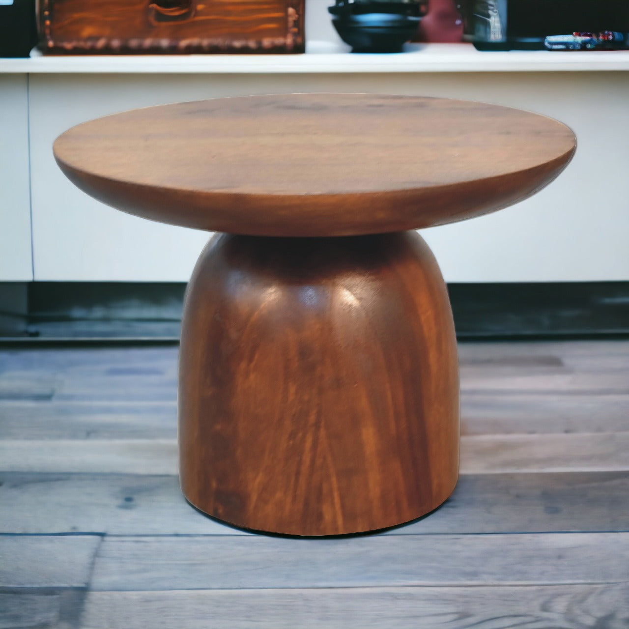 Solid Mango Wood Little Chestnut Side Table