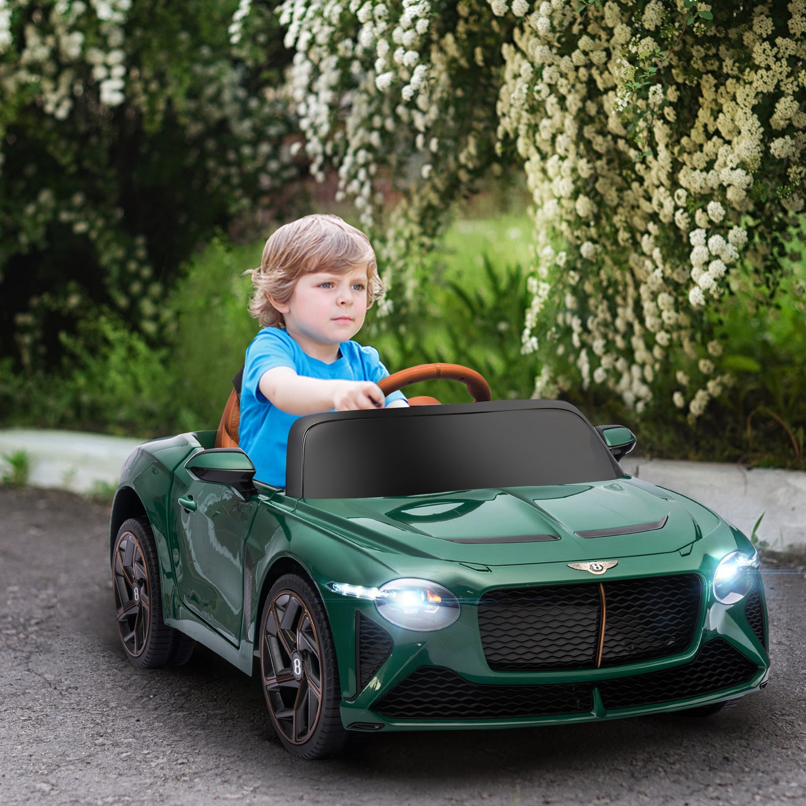 Bentley Bacalar Licensed 12v Kids Electric Ride-on W/ Remote | Green