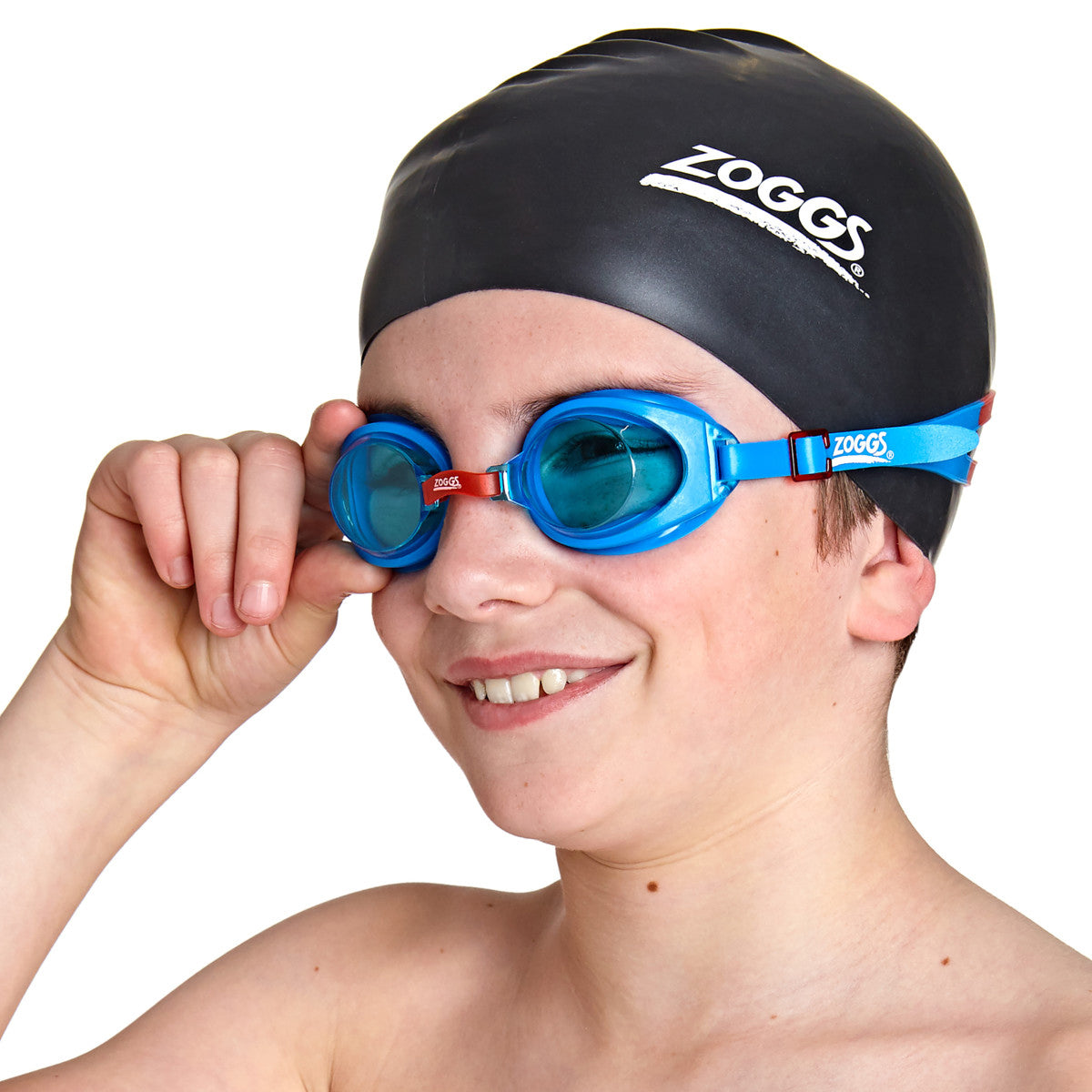 Childrens/kids Ripper Tinted Swimming Goggles | 6-14 Years | Blue