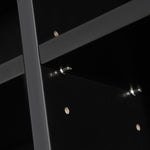 Cd Dvd Media Storage Shelves Display Shelf Racks Wooden | One Size | Black