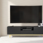 Diamond Luxe Tv Unit 180cm - Deco | Black