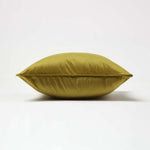 Filled Velvet Cushion With Piped Edge 46 X 46 Cm | 45cm x 45cm | Gold