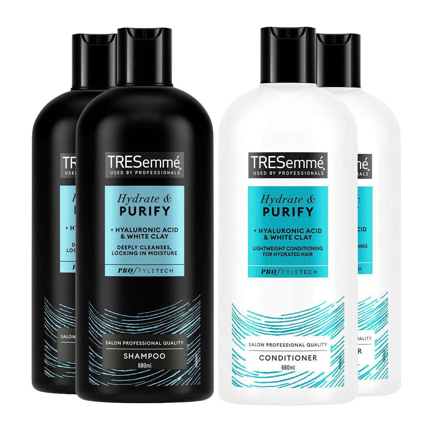 Shampoo & Conditioner Bundle 680ml Each - Hydrate & Purify | Set-of-2