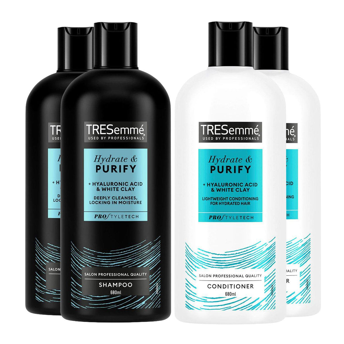 Shampoo & Conditioner Bundle 680ml Each - Hydrate & Purify | Set of 2