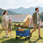 41l Festival Trolley, 60kg Heavy Duty Folding Trolley Cart | Blue