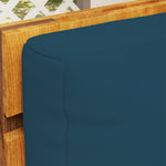2 Seat Pallet Cushions 20cm Thick Outdoor Seat Pads | Navy Blue