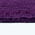 Luxury Reversible Cotton Bath Mat | 80cm | Purple