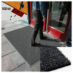 Heart Embossed Doormat | Large | Grey