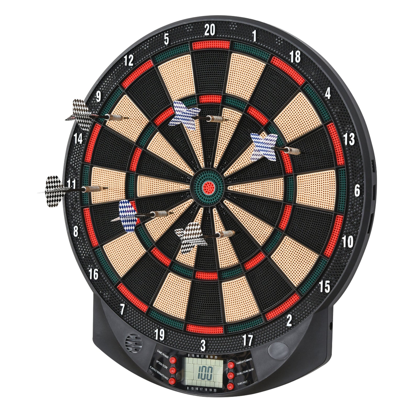 Electronic Dartboard 26 Games, 6 Darts Ready-to-play